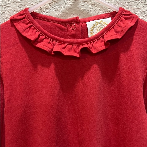 The Beaufort Bonnet Company Girls Reece Ruffle Top red size 8 - Picture 2 of 10